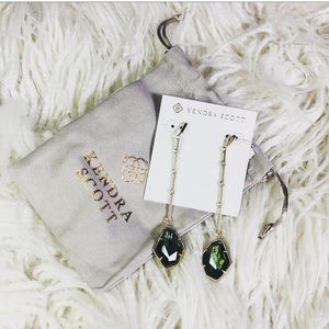 Kendra Scott Charmian Drop Earrings in Sage